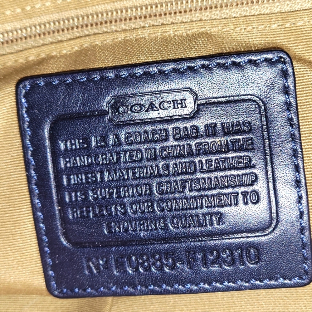 Authentic Coach Denim bag